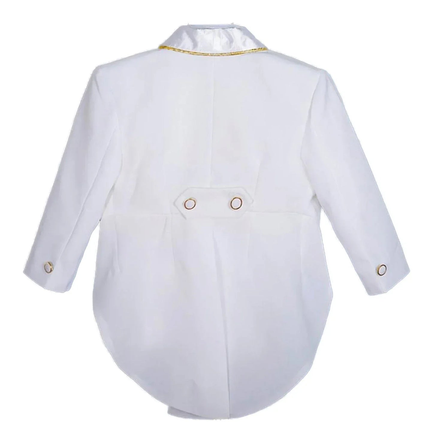 Baby Boy Sets Christening Outfit Kids Wedding Birthday Party Suit Tuxedo Coat Shirt Pant Vest Bow Tie Gentleman Baptism Clothes