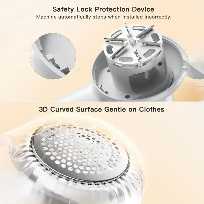 Lint Remover for Clothing Hair Ball Trimmer Digital Display Shaving Device Portable Rechargeable Household Hair Ball Remover