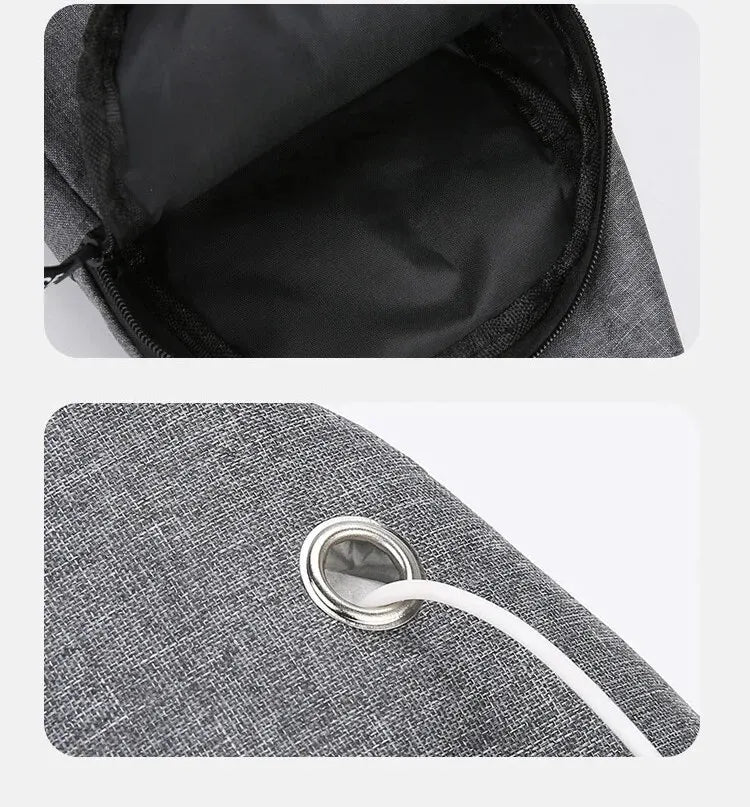 Fashionable and Trendy Lightweight Single Minimalist Shoulder Crossbody Bag for Men with Large Capacity for Leisure and Sports