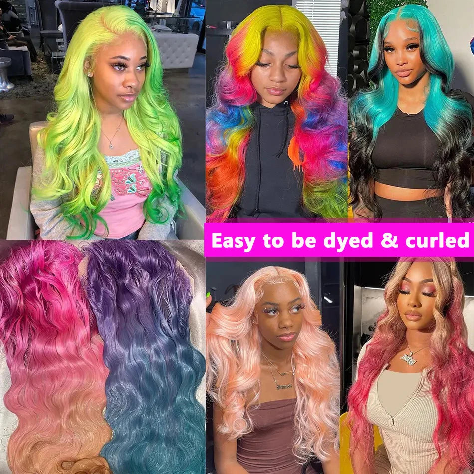 13x6 HD Transparent 613 Blonde Lace Frontal Human Hair Wigs 613 Bob Wig Brazilian Bone Straight 13x4 Lace Front Human Hair Wigs