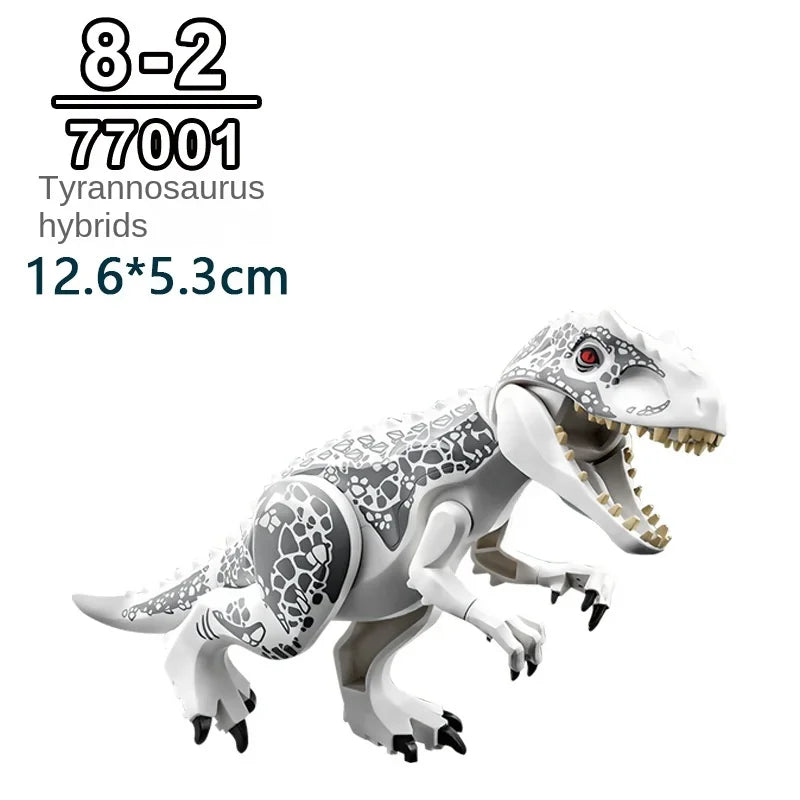 Jurassic dinosaur baby building block accessories gift assembling educational toys a variety of optional bagged children's toys.