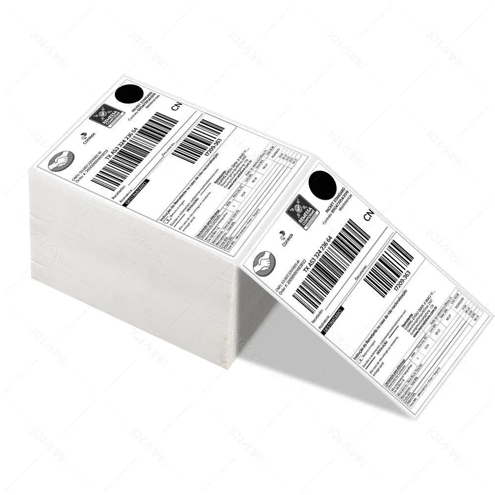 4x6 Thermal Labels for Shipping Label Printer 100pcs 500PCS White Mailing Labels 4x6 Direct Thermal Labels Fanfold BPA Free