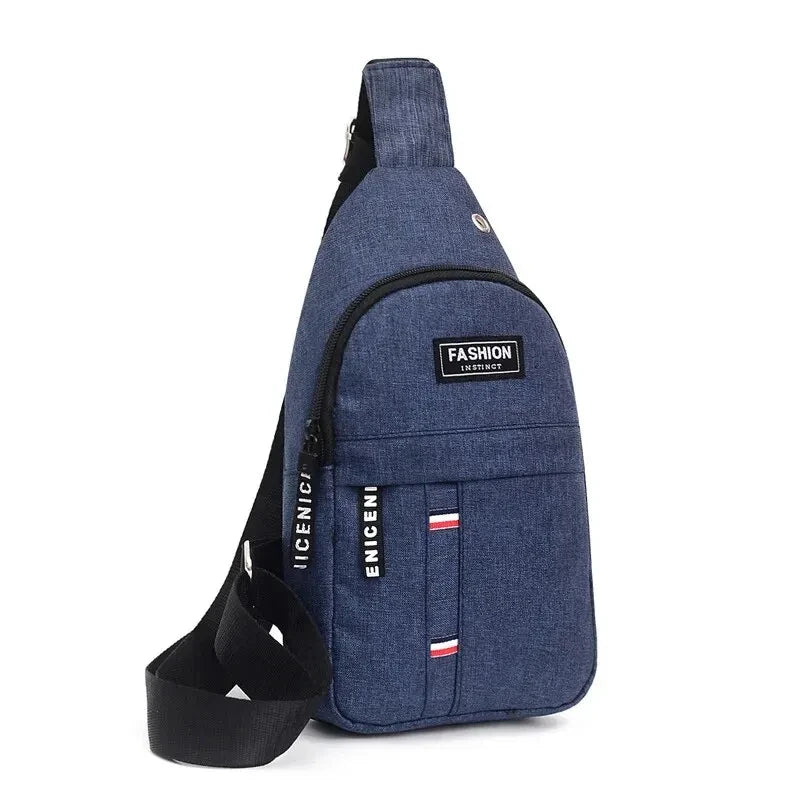 Fashionable and Trendy Lightweight Single Minimalist Shoulder Crossbody Bag for Men with Large Capacity for Leisure and Sports