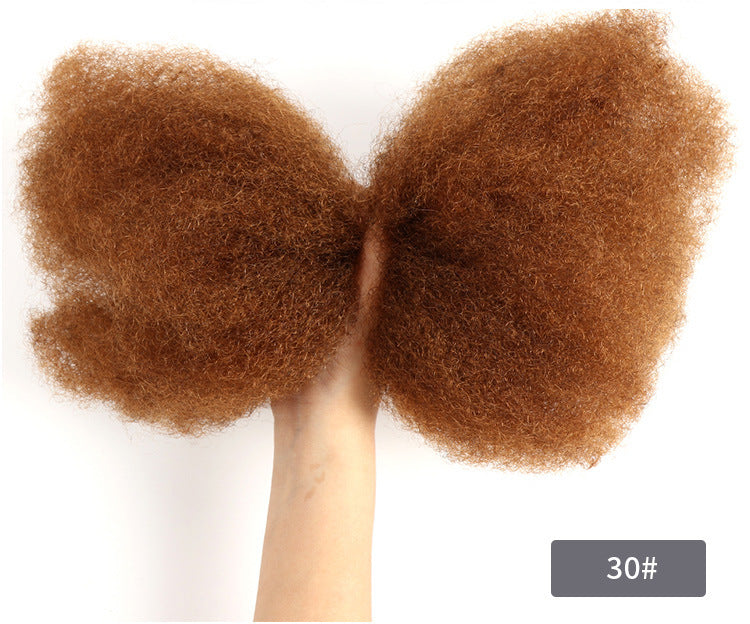 Factory Direct Supply Of New Products Torn Hair, European And American Hot models, Medium And Long Wigs, Real Hair AFRO KINKY BULK