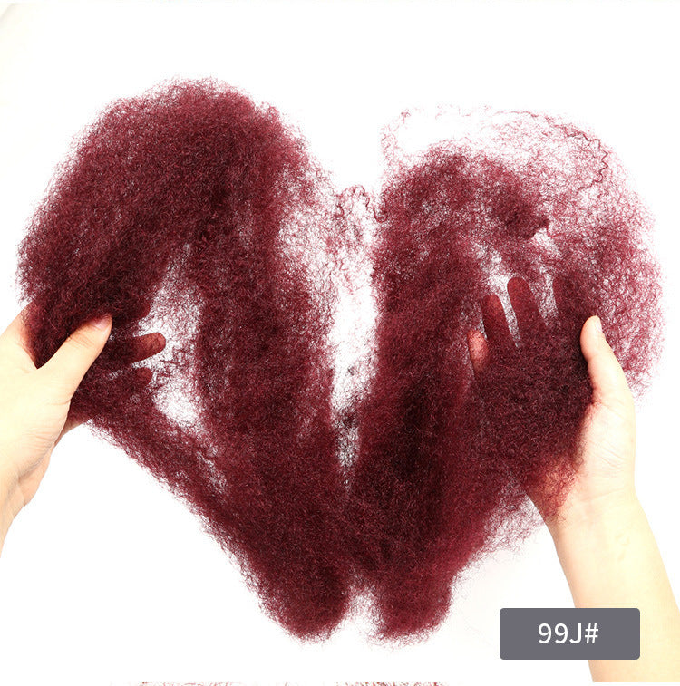 Factory Direct Supply Of New Products Torn Hair, European And American Hot models, Medium And Long Wigs, Real Hair AFRO KINKY BULK