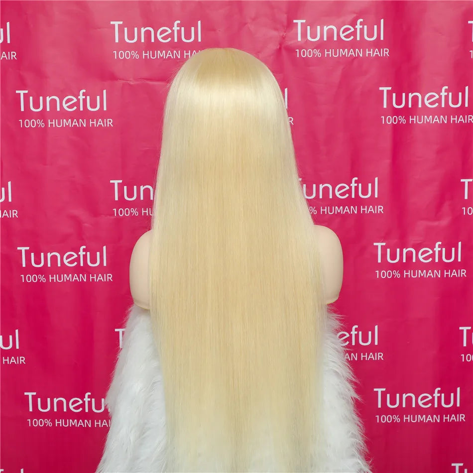 13x6 HD Transparent 613 Blonde Lace Frontal Human Hair Wigs 613 Bob Wig Brazilian Bone Straight 13x4 Lace Front Human Hair Wigs