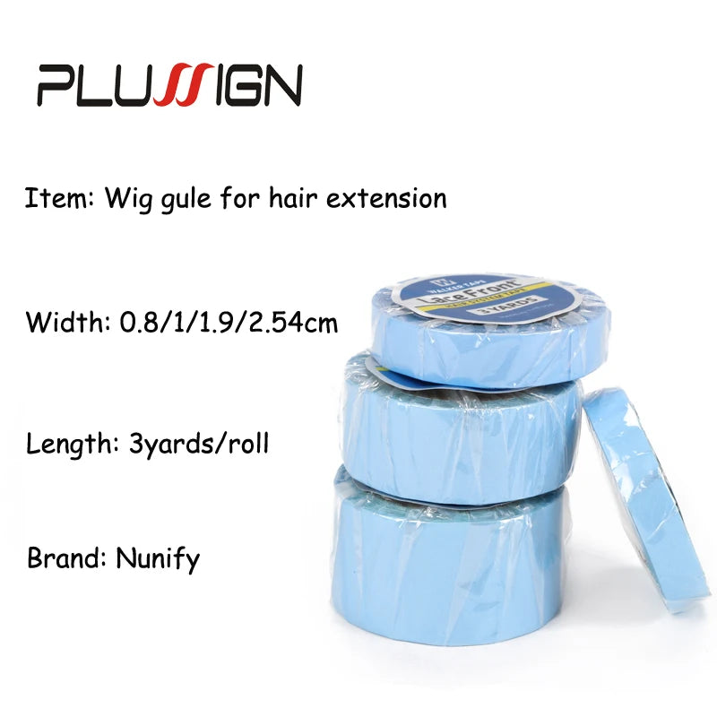 Ultra Hold Adhesive Lace Wig Tape 3Yards/Roll Wholesale Price Best Quality Lace Wig Glue Hair System Tape For Toupee And Wigs