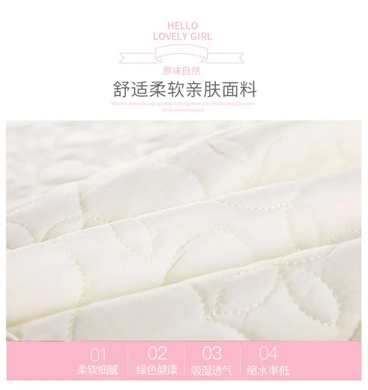 New White Pink Lace Bed Skirt Romantic Flower Pattern Polyester Ruffled Bedspreads Bed Skirt Queen Covers Sheet Home Room Decor