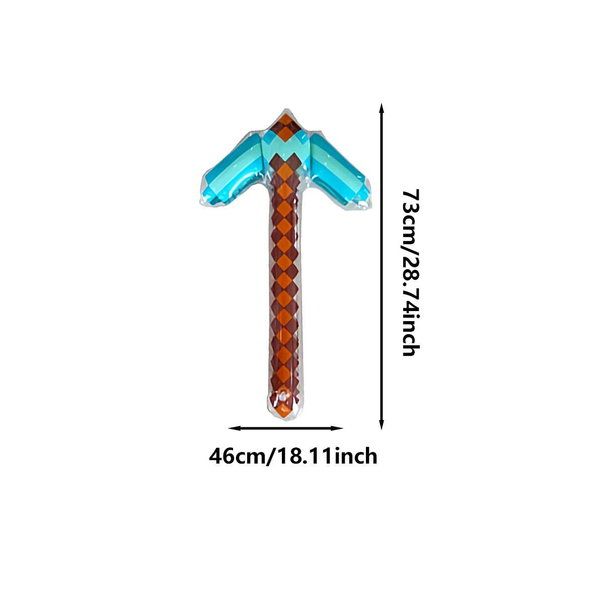 Pixel Style Toys Gemstone Sword Gold Sword Children's Toys Home Games Inflatable Supplies Swords Christmas Gifts
