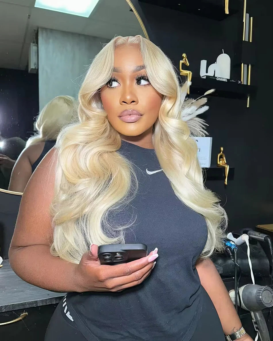 13x6 HD Transparent 613 Blonde Lace Frontal Human Hair Wigs 613 Bob Wig Brazilian Bone Straight 13x4 Lace Front Human Hair Wigs