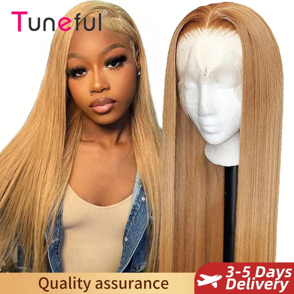 CLEARANCE 13x4 27# Honey Blonde And 99J Red Burgundy Colored Human Hair Wigs HD Lace Frontal Wigs Lace Front Human Hair Wigs