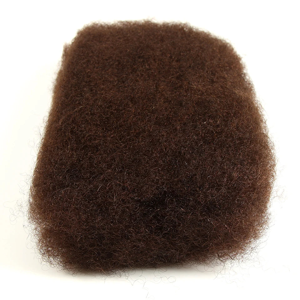 Natural Color Twist Braids Hair QVR No Weft Remy Brazilian Hair Afro Kinky Bulk Human Hair Bundles For Braiding 1 Pack 50g/pc